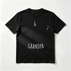 Custom "Grandpa's" Minimalist Handwriting T-Shirt