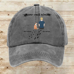 Custom Never walk alone Cap