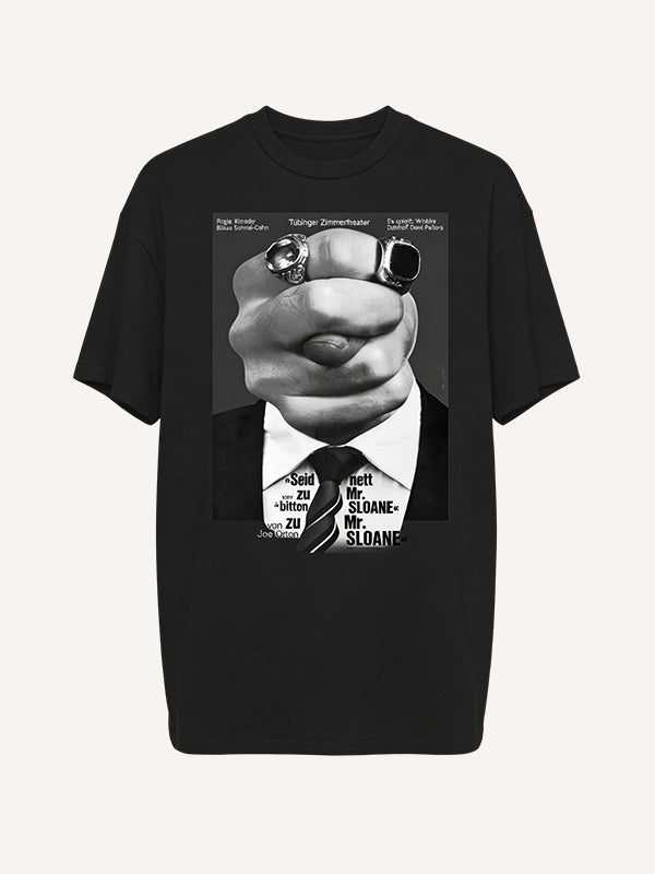 Vintage Mobster Fist & Suit Graphic T-Shirt