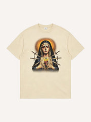 Sacred Heart Virgin Mary Graphic Tee
