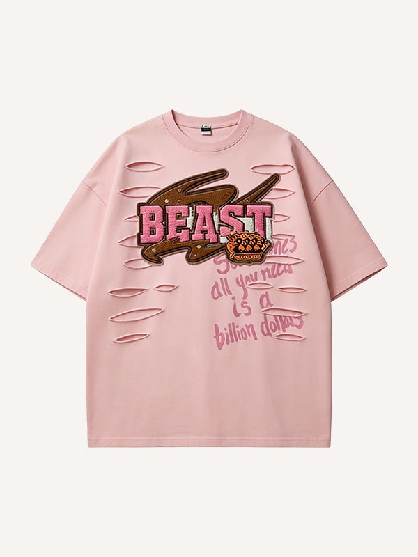 Vintage Distressed Streetwear T-Shirt