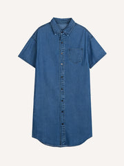 2026 New Plus Size Breathable Denim Dress