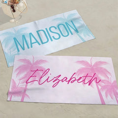 Summer Fun Personalized 30x60 Beach Towel