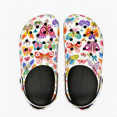 Customized Content beetle and flower slippers, casual outdoor couple-style slip-on shoes