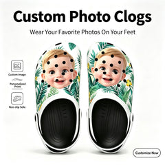 Personalized Photos - Customized Hawaiian Print Sneakers - Perfect for Vacation and Leisure