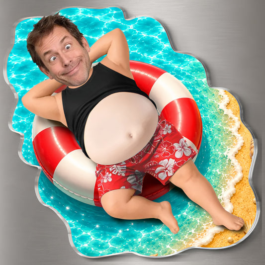 Water Fun & Sun– Personalized Father's Day Funny Gifts For Dad, Grandpa