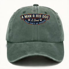 A MAN & HIS DOG Cap