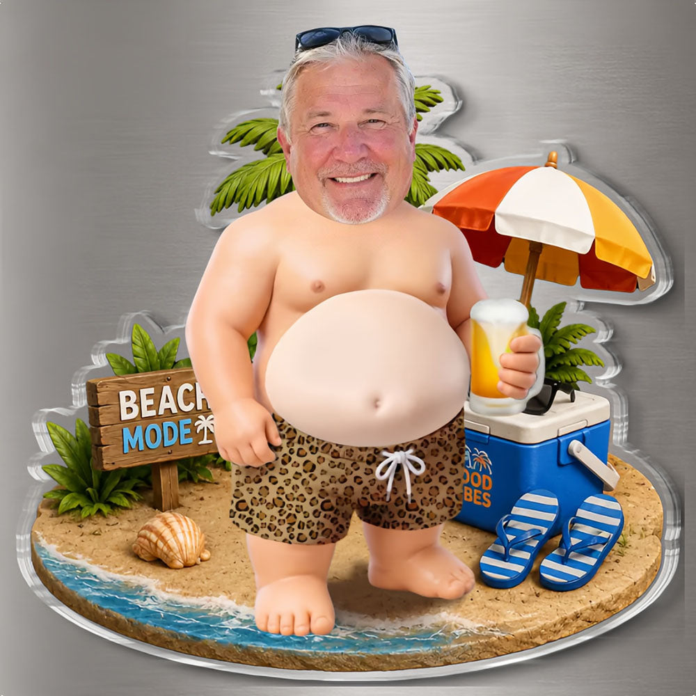 Chillin' in My Happy Place- Personalized Fridge Magnet