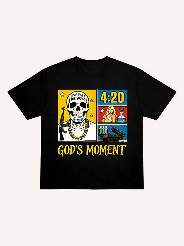 420 Theme Thrilling Bandit Beauty Short Sleeve