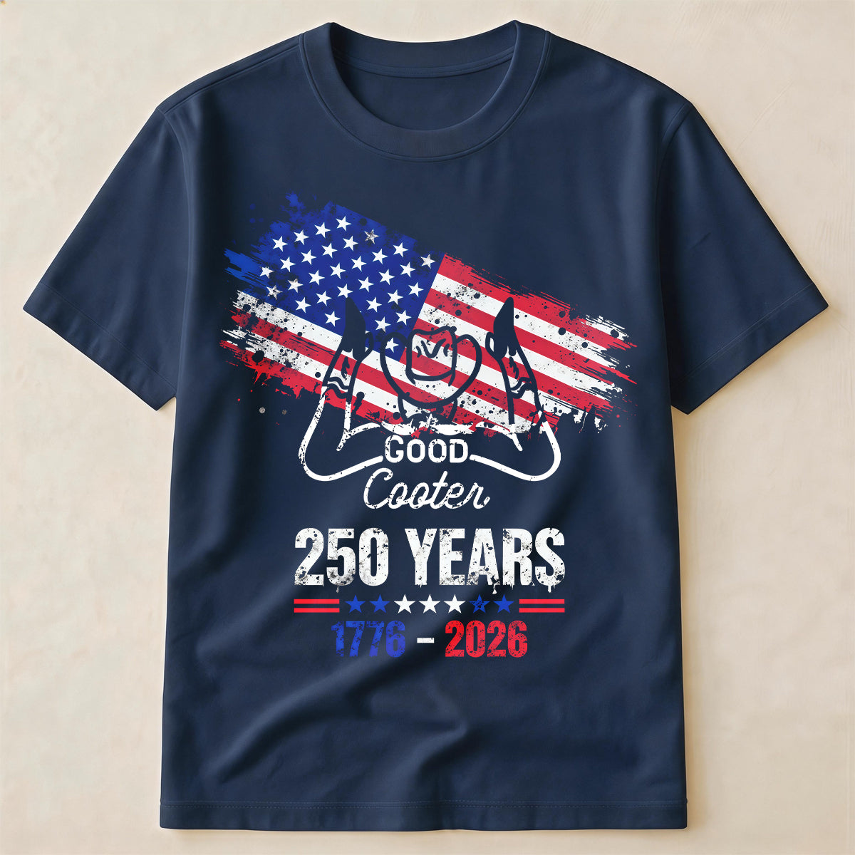 Funny Good Cooter Patriotic Shirt | 1776-2026 US 250 Year Independence American Flag Graphic T-Shirt