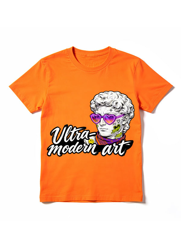 Vintage Modern Art Classical Figure Pop Art Graphic T-Shirt