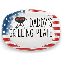 Custom Platter - Personalized Father's Day Birthday Gifts For Dad, Grandpa - Built On Food And Love