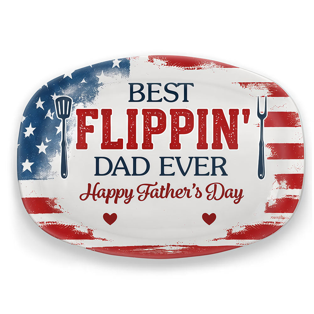 Custom Platter - Personalized Father's Day Birthday Gifts For Dad, Grandpa - Home Cooked Happiness