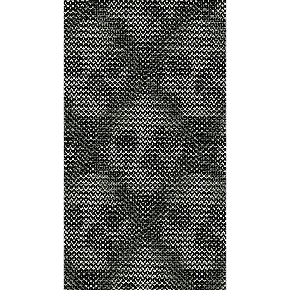 Grunge Black Cross Halftone Pattern Throw Blanket