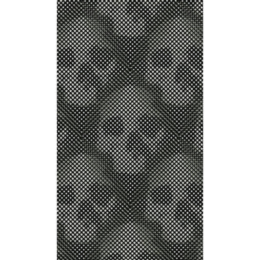 Grunge Black Cross Halftone Pattern Throw Blanket