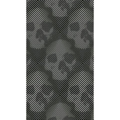 Grunge Black Cross Halftone Pattern Throw Blanket