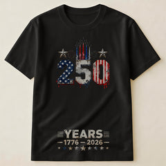 "Star-Studded" Dog 250th Anniversary Short-Sleeve T-Shirt