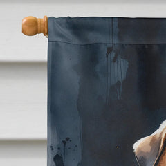 shar pei puppy halloween house flag - product photo 3 of 8