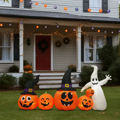 8 ft inflatable pumpkin patch - product photo 8 of 10