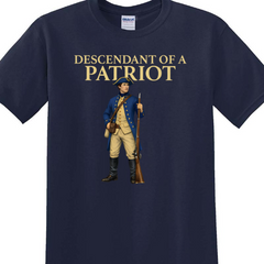 Custom Name Descendant of a Patriot Dark Shirt | Personalized 250 Years USA Sweatshirt | Patriotic Tee