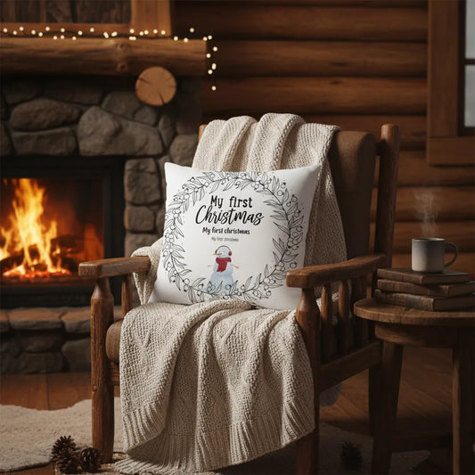 My first christmas Pillow