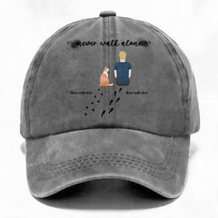 Custom Never walk alone Cap