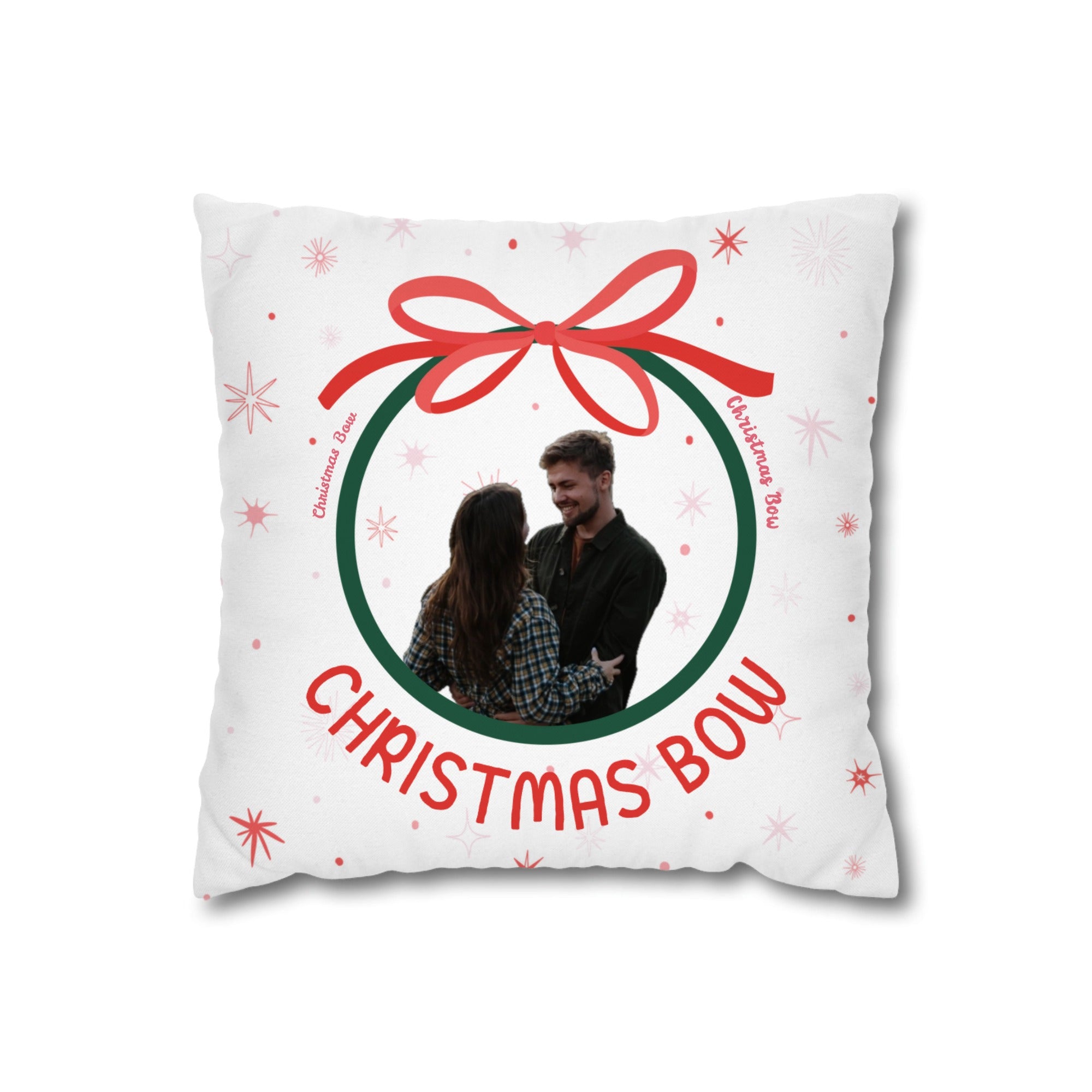 Christmas Bow Pillow