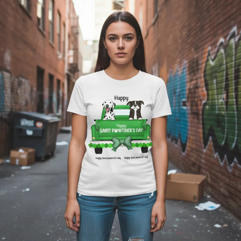 Custom Happy Saint pawtrick's day T-shirts