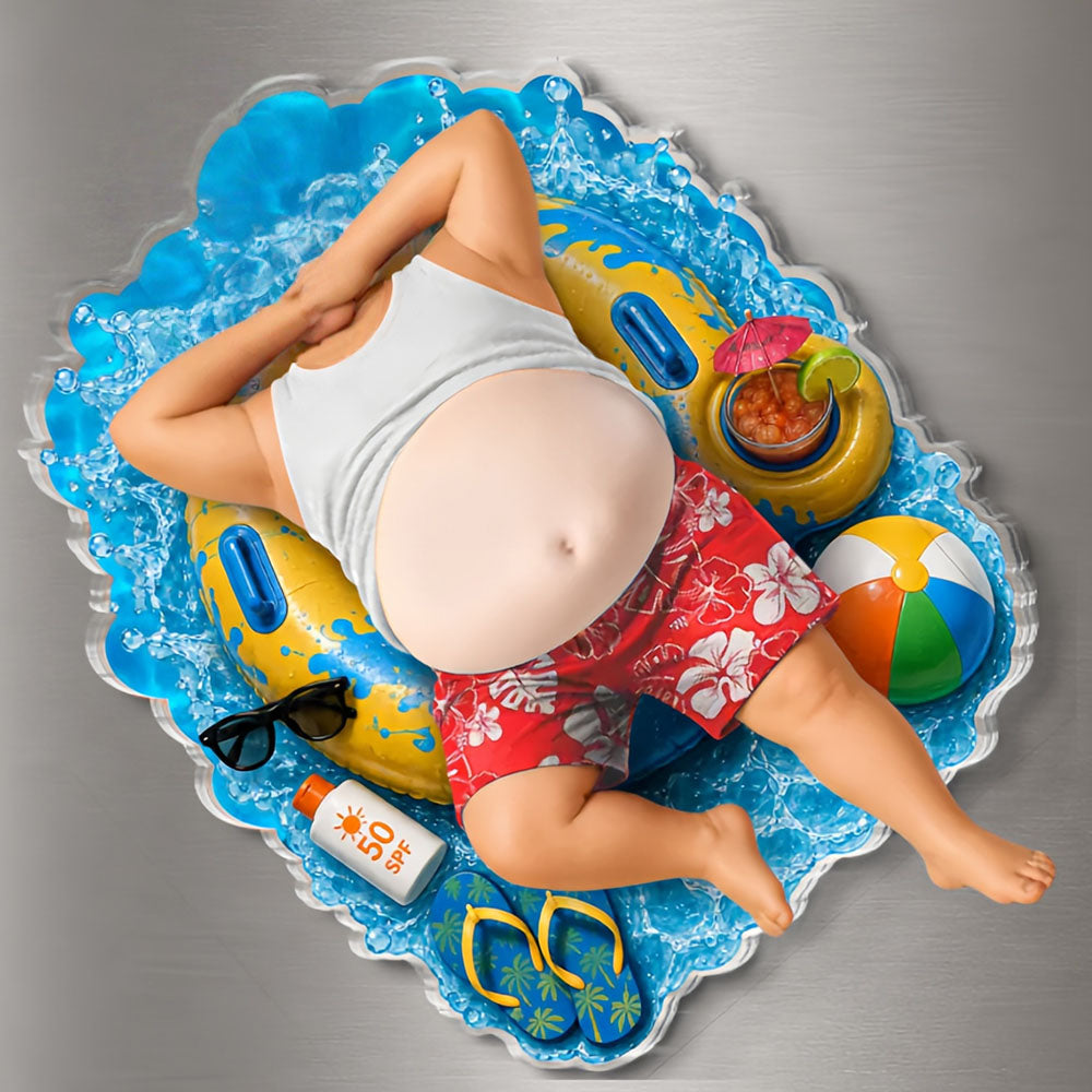 Water Park Fun Day– Personalized Father's Day Funny Gifts For Dad, Grandpa
