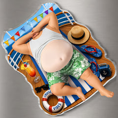 Cruise Vibes & Ocean Views– Personalized Father's Day Funny Gifts For Dad, Grandpa