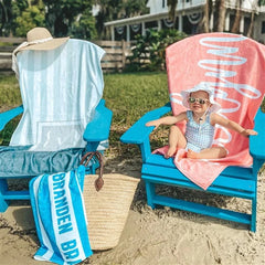 Scripty Style Personalized 30x60 Beach Towel