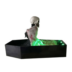Halloween voice-controlled coffin skeleton motion props