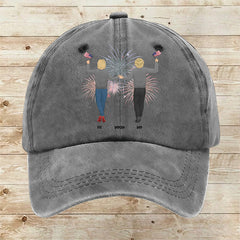 Custom Proud parents Washed Baseball Cap
