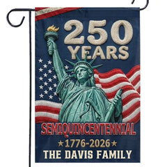 Custom Flag - Personalized America 250th Anniversary Gifts For Mom, Dad, Brother, Sister, Kids - Legacy Of Freedom And Unity