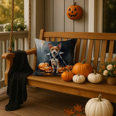 basenji halloween throw pillow with insert - product photo 4 of 8