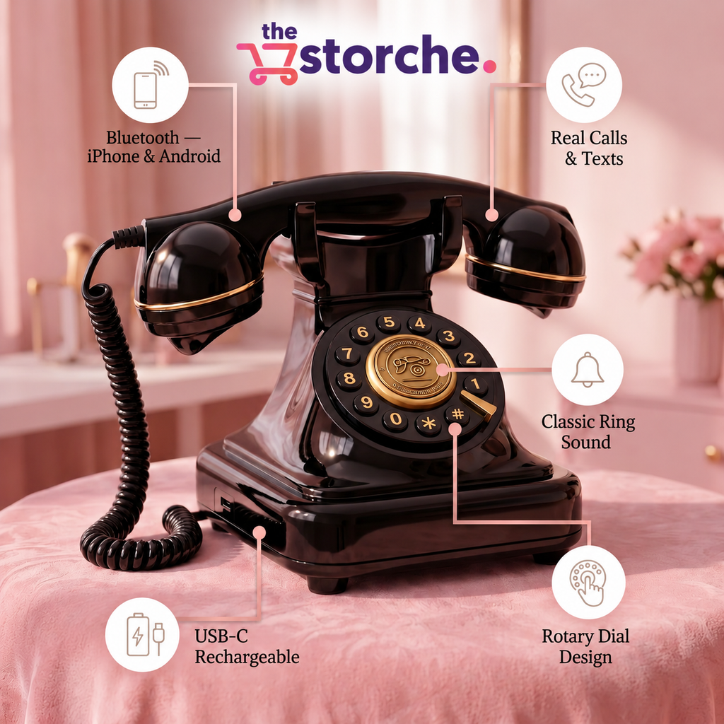 Vintage Bluetooth Rotary Phone - product photo 2