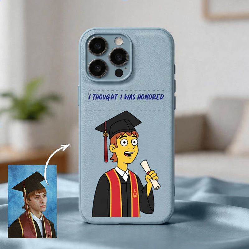 Personalized Photo Phone Case - Custom Birthday & Anniversary DIY Gift - Upload Photo & Custom Message Mobile Cover