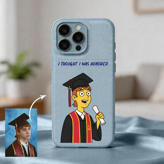 Personalized Photo Phone Case - Custom Birthday & Anniversary DIY Gift - Upload Photo & Custom Message Mobile Cover