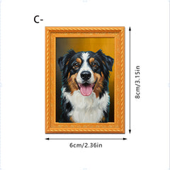 Custom Family Memory Photo Frame - Heartfelt Gift for Parents and Grandparents - Magnetic refrigerator magnets