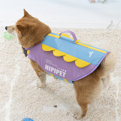 Summer dog life jacket with super buoyancy dog swimming suit for small, medium and large-sized dogs Golden retriever swimming