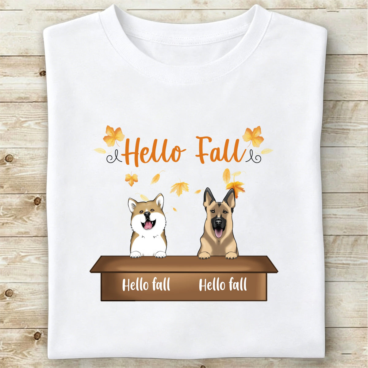 Custom Hello fall T-shirts