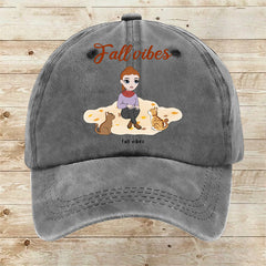 Custom Fall vibes Cap