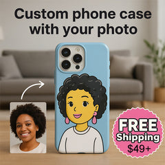 Personalized Keepsake Phone Case - Custom Picture & Name DIY Gift for Loved Ones - Create Your Own Memorable Photo Cover