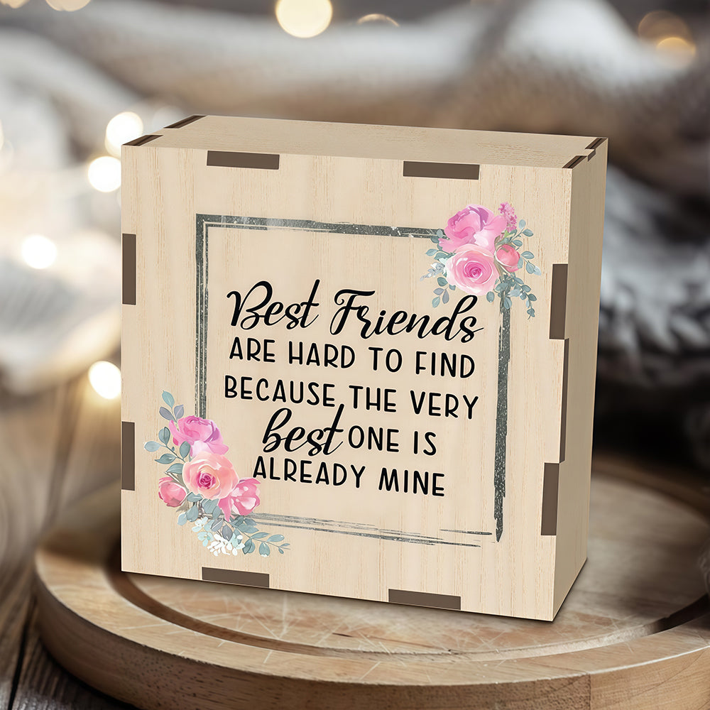 Personalized wooden photo box with waterfall-style flip cover panel - perfect for wedding, anniversary, or couple's photo storage gifts. The interior can hold souvenirs.
