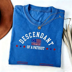 Personalized Descendant of a Patriot TShirt, Daughters of the American Revolution, Sons of the American Revolution Shirt