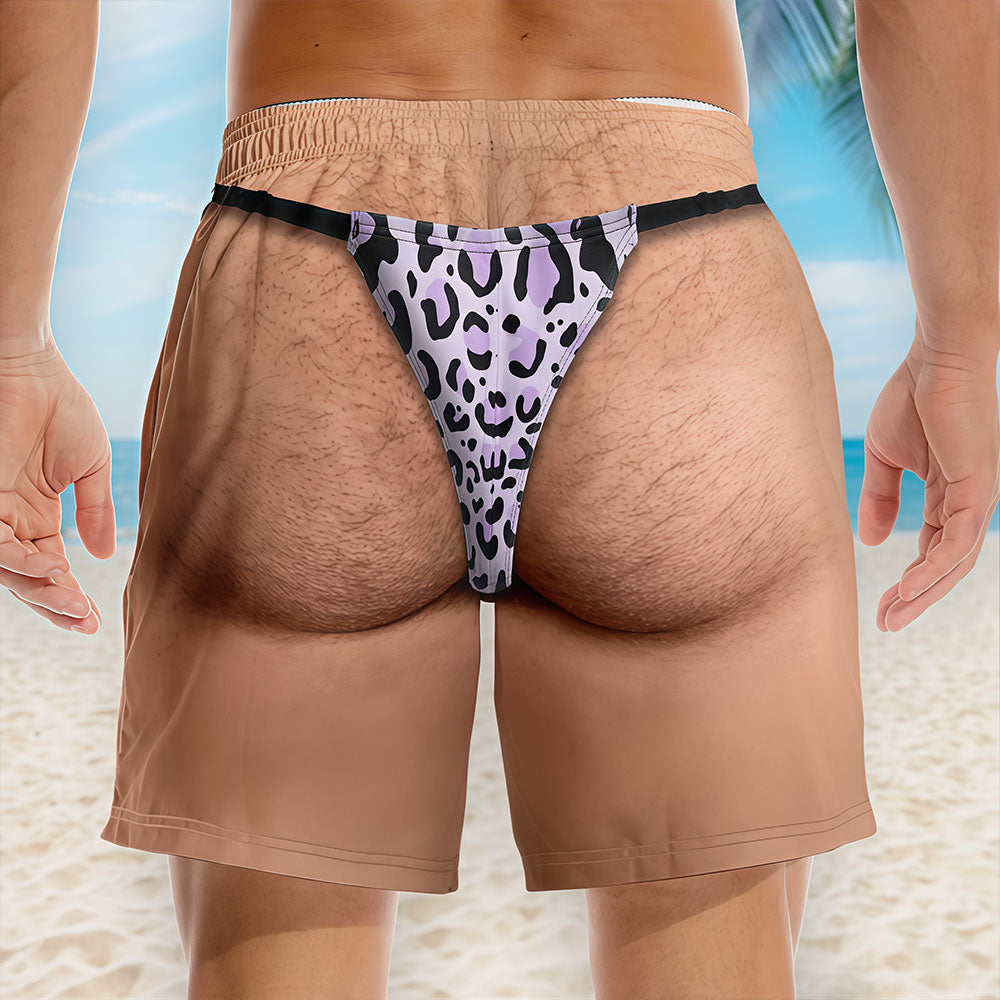 Custom Funny Men Swim Trunks - Personalized Summer Vacation And Travel Gifts For Men - My Style
