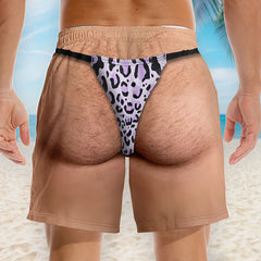 Custom Funny Men Swim Trunks - Personalized Summer Vacation And Travel Gifts For Men - My Style