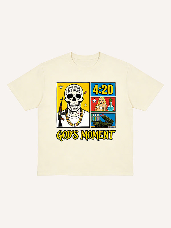 420 Theme Thrilling Bandit Beauty Short Sleeve