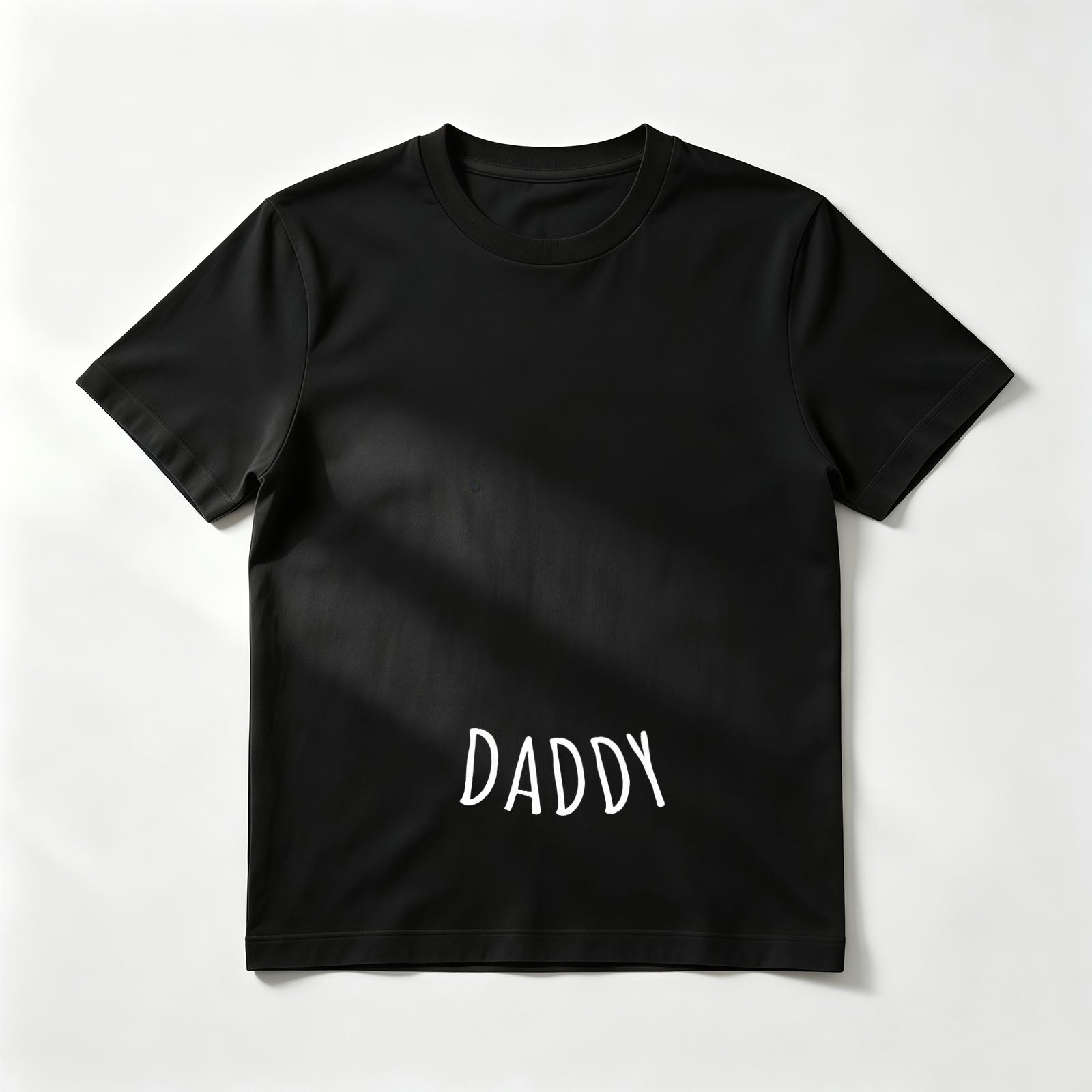 Minimalist "DADDY" Personalized Father's Day T-Shirt