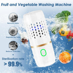 Wireless Fruit & Vegetable Cleaner | 99.9% Sterilization Produce Wash